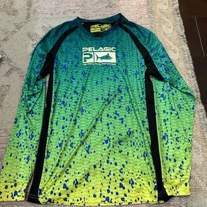 PELAGIC FISHING SHIRT. Size YOUTH MEDIUM